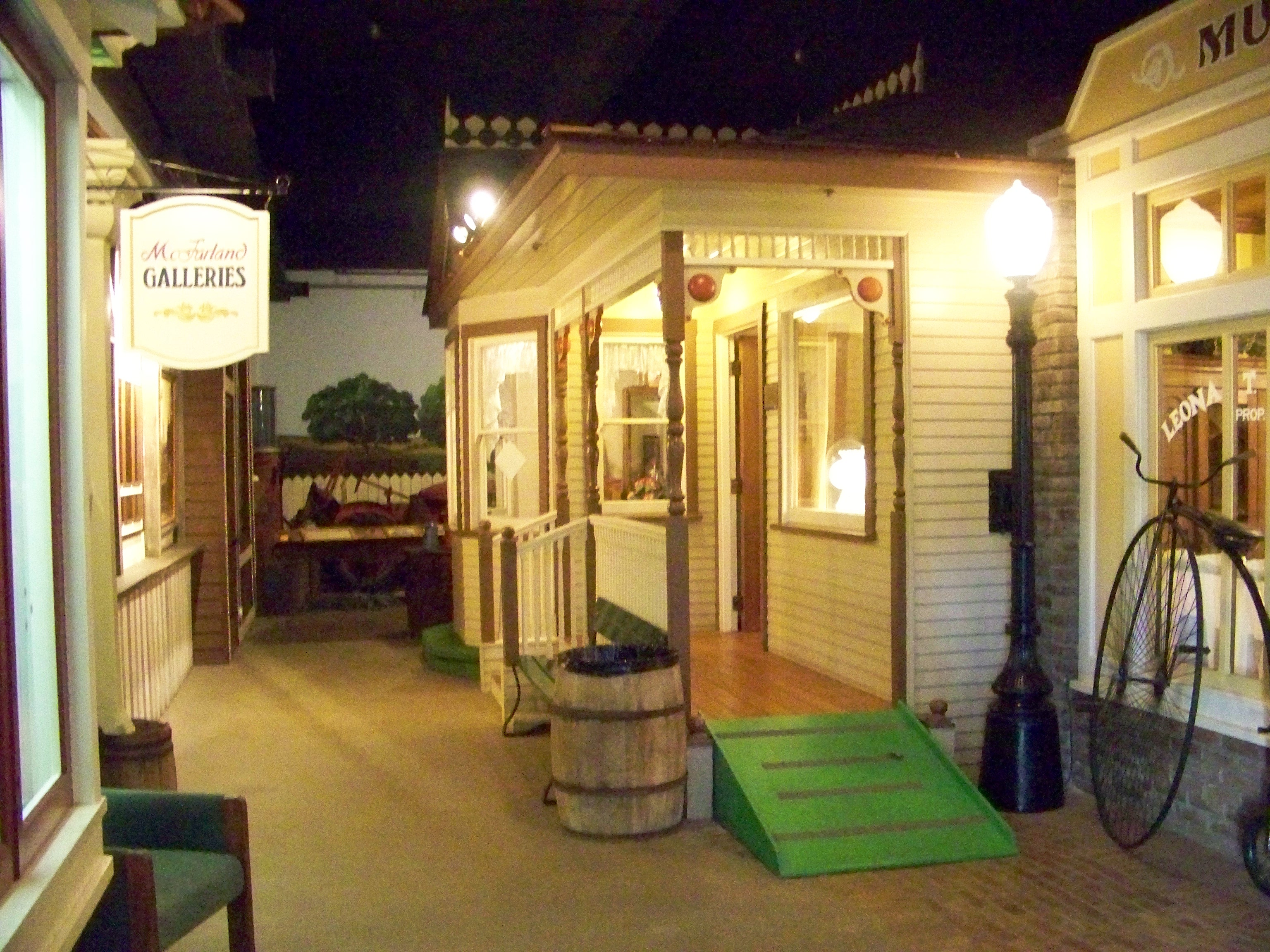 Inside of museum entrance