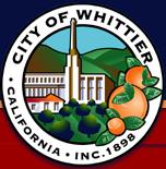 an older seal or logo of the City of Whittier