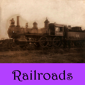 Photo of old Whittier Railroad