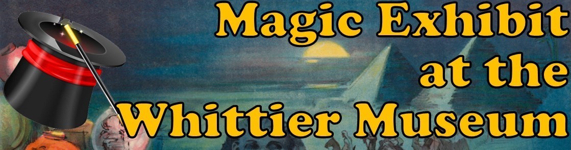 "Magic Exhibit at the Whittier Museum" picture logo