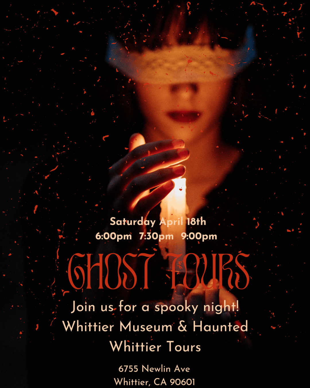 graphic for April 18 2026 ghost tours