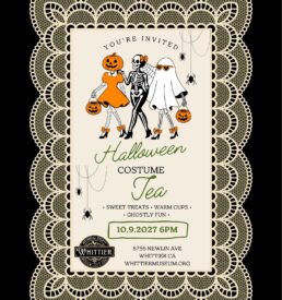 Halloween Costume Tea Poster